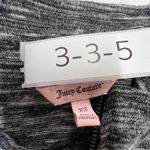 Juicy Couture  Jacket Womens XS Gray Full Zip Knit Sweater Pockets Stretch Casual Photo 2