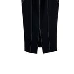 Cinq a Sept Ali Skirt Midi Length Seamed Black White Size 2 Photo 9