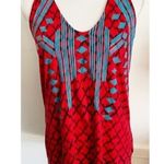 Silence + Noise • Blue Red Tribal Print Tank Top Photo 0