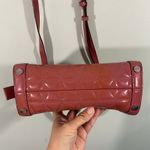 Michael Kors Women Pink Patent Leather Crossbody with Top Handle Photo 2