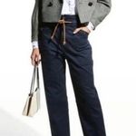 Veronica Beard  Jeans Karter With Patch Pockets Women Size 27 Blue Twill Pant NEW Photo 0