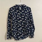 J.Crew  Men's Navy cheetah Print Shirt Photo 0