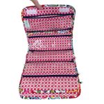 Vera Bradley Hope Garden Pattern Quilted Folding Hanging Travel Organizer Photo 3