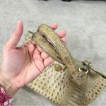 Brahmin Melbourne Collete Croco Embossed Satchel Shoulder Tote Bag Photo 11