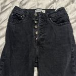 Abercrombie & Fitch The Kick Flare Ultra High Rise Jeans - Black Photo 5