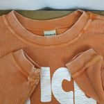 Spice Girl Loose Fit Ribbed Top Medium Orange Photo 4
