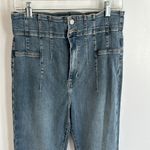 We The Free  Jayde High Rise Flare Leg Jeans Mermaid Blue Photo 6