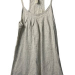 Vintage Abercrombie & Fitch Y2K XS Gray Racerback Tank Top Pintuck Ladies XS Top Photo 0