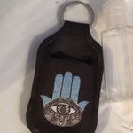 New Hamsa Evil Eye Hand sanitizer Holder Key Chain Photo 1
