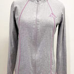 Kappa  Large Zip Up Sweater Gray Photo 0