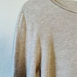 Premise Nordstrom  Xs beige oatmeal crew scoop neck sweater nwot   20” pit to pit  21” length Photo 5