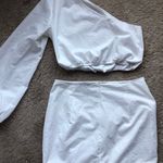 Pretty Little Thing White Mini Skirt Set Photo 9