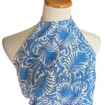 Show Me Your Mumu Womens  Sea Breeze Blue Halter Maxi Dress - Sz L Photo 3