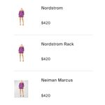 MISA Los Angeles NWT! Misa Noura Floral Print Smocked Off the Shoulder Minidress - Size XL Photo 10