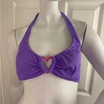 Wild Fable  Women’s Purple with Pink Heart Two piece Bikini Set Size Medium. Photo 2