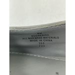 Calvin Klein  Women Patent Leather Ballet Flats Silver CK Logo Buckle Gray Size 8 Photo 10