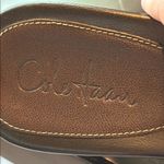Cole Haan Brown Leather Kitten Heel Sandals with Metallic Embellishments Size 9 Photo 10