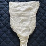 Princess Polly  White Lace-Up Bodysuit Photo 3