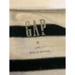 Gap  Shirt Womens Small White Navy Stripe Long Sleeve Luxe T Soft Photo 4