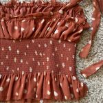 Wilfred  Ballad Camisole Polka Dot Smocked Cropped Tank Top - Size Small Photo 12