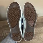 Converse  All Star Canvas Sneakers Blue Lime Green Women’s Size 6 Double Tongue Photo 11