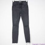 Madewell Petite 9" Mid-Rise Skinny Jeans in Black Sea, Petite 25 Photo 1