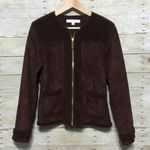 Liz Claiborne GORGEOUS  faux suede jacket size XS extra small Photo 1