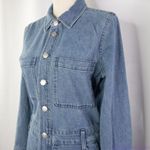 Madewell Denim Relaxed Coverall Jumpsuit in Glenroy Wash, NWT, size S Photo 3