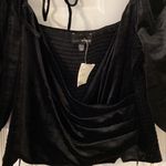 Lucy Paris  Valvet Helena Wrap size M so beautiful color black Photo 2