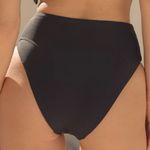 Anthropologie By  Mari High-Waisted Bikini Bottoms
Size small NEW Black Photo 2