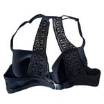 Black Lace Applique Padded Bralette Women Sz S Photo 1