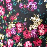 Boohoo FLORAL OFF THE SHOULDER FRILL MIDI DRESS Size 14 NWT Photo 7