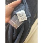 Sahara SHIRT DRESS TEXTURED Viscose Button Up Bubble Hem Dress BLUE NAVY SZ S Photo 12