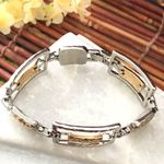 Lia Sophia  Link Bracelet Silver & Gold Tone Photo 2