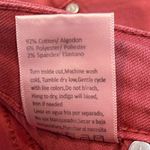 Risen NEW High Rise Straight Jeans Size 27 Distressed Rust Color Womens Red Photo 12