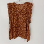 Sundry  Sienna Flutter Sleeve Blouse Floral Print Size Medium Photo 4