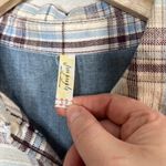 Free People Road Trip Getaway Long Sleeve Plaid Multimedia Top S Photo 4