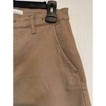 Ella Moss  Womens Pants Brown Cropped Wide Leg Pockets High-Rise Belt Loops Sz 6 Photo 4
