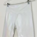 Zyia  Active White Unicorn Luxe Iridescent 7/8 Legging Size 6-8 Photo 4