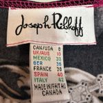 Joseph Ribkoff Chainlink Ruched Wrap Mini Dress Women's 8 Fuschia Vintage Y2K Photo 4