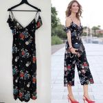 ZARA Woman Cold Shoulder‎ Floral Romper Photo 15