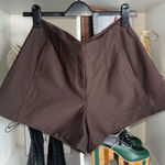 Lululemon  Utilitech Relaxed Fit High Rise Short 3.5 Espresso Brown Womens 10 EUC Photo 0
