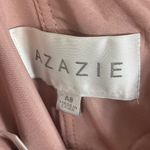 Azazie  Evie Dusty Rose A-Line Pleated Chiffon Dress Bridesmaid Dress Pink Size 8 Photo 5