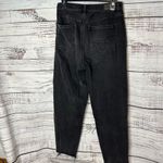 American Eagle  Ripped Mom Jean in Faded Black Raw Hem 6 Photo 2
