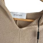 MaxMara SportMax Beige Cashmere Wool Centro Hooded Sweater Small Tan Photo 8