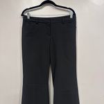 EXPRESS  Editor Flare Pants Black Size 6L Bootcut Dress Pants Size 6 Long Tall Photo 3