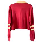Urban Outfitters iets frans cropped varsity rugby long sleeves shirt Size Medium Photo 4