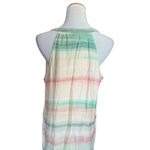 Bob Timberlake Womens  Striped Watercolors Tie-Dye Sleeveless Dress  - Sz L Photo 4