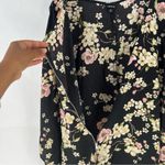 Torrid  Black Floral Lightweight V-Neck Full‎ Zip Front Tunic Cape Top Size 3X Photo 6
