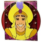 Disney Royalty Mystery Set Stained Glass Aladdin Prince Ali Jasmine  Pin 117189 Photo 0